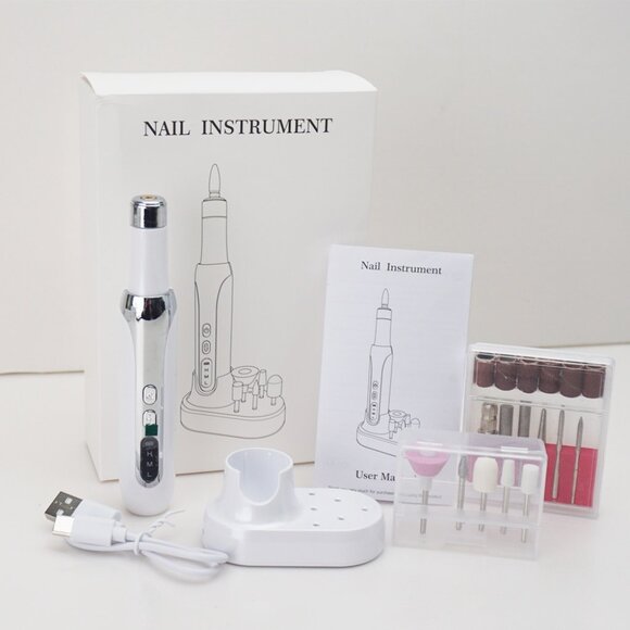 Cordless Nail Drill Pen Machine Nail Cuticle Portable 13 in 1 Kit(1 set) - Picture 16 of 16